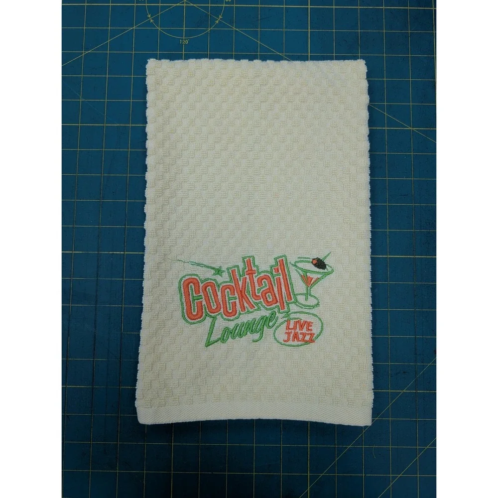 Cocktail Lounge Live Jazz Kitchen Bath Bar Hand Towel